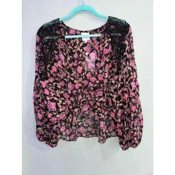 MISA Los Angeles Rosetta Fleur Rosie top size small - Picture 3 of 8